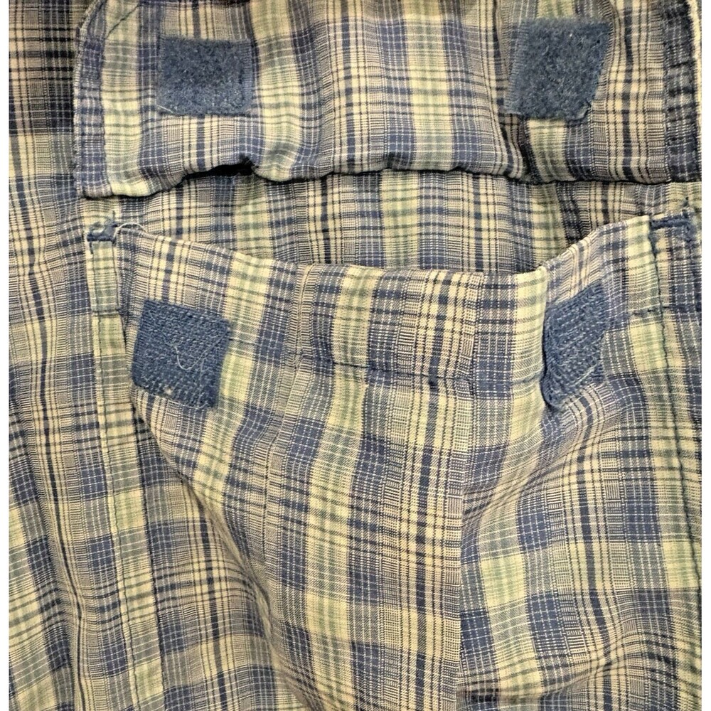 Duluth Trading Co Shirt Mens 2XL Fishing Blue Plaid Long Sleeve Pockets Outdoor - Picture 10 of 12